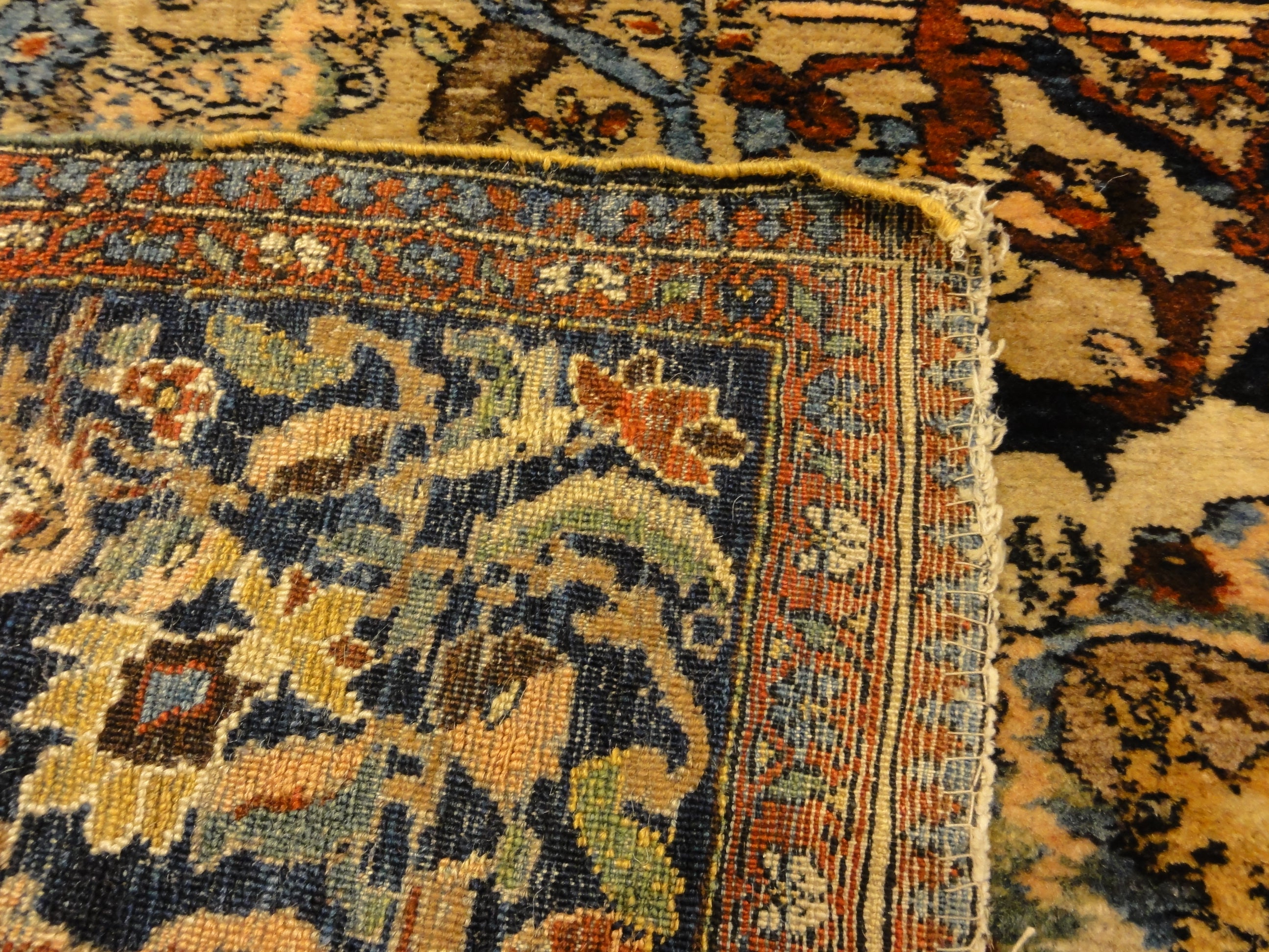 Very Rare and Unusual Antique Bakhtiari Rug 36214