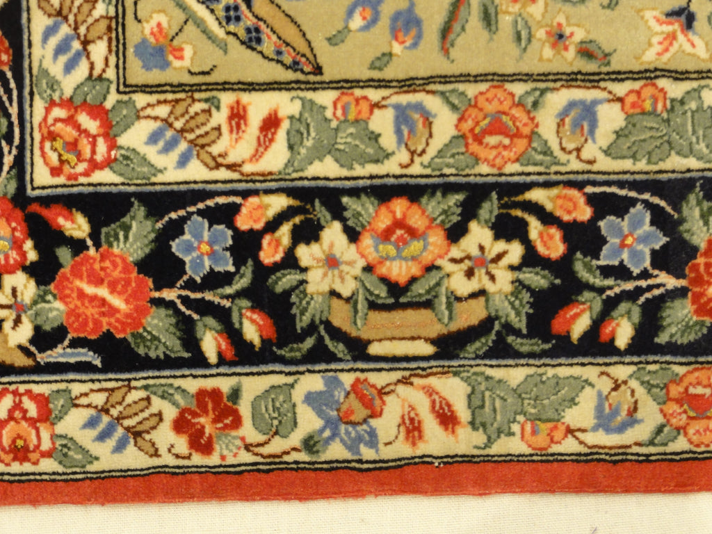 Vintage Persian Qum 33271