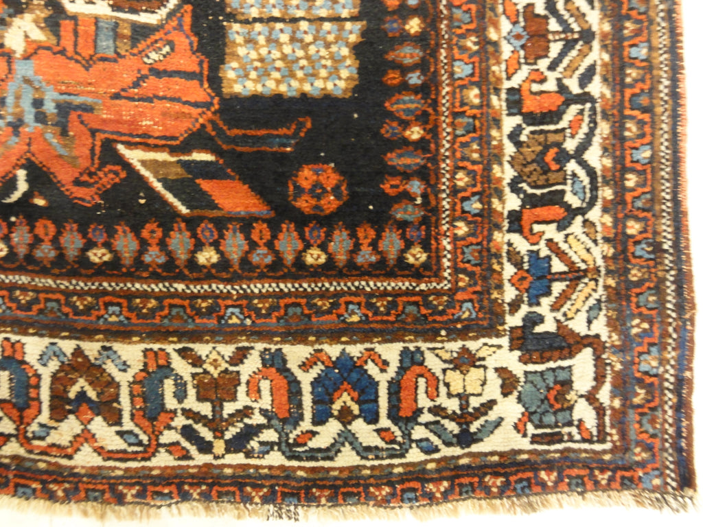 Afshar Persian French Flowers Rug 30165