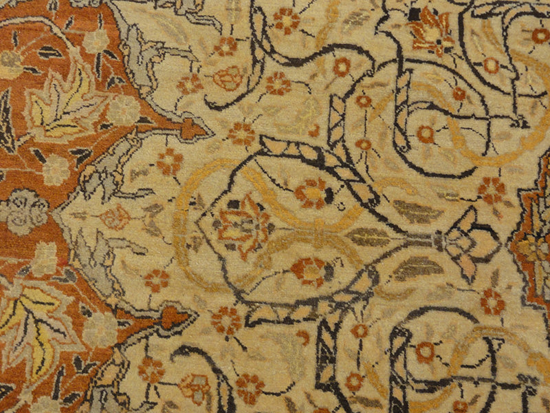 Antique Haji Jalili Tabriz Rug 43705