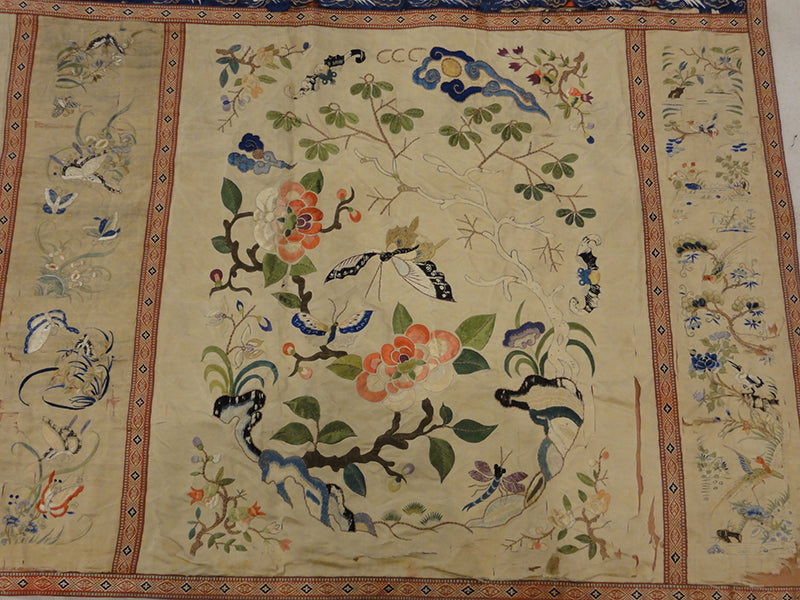 Rare Chinese Silk Textile 31750