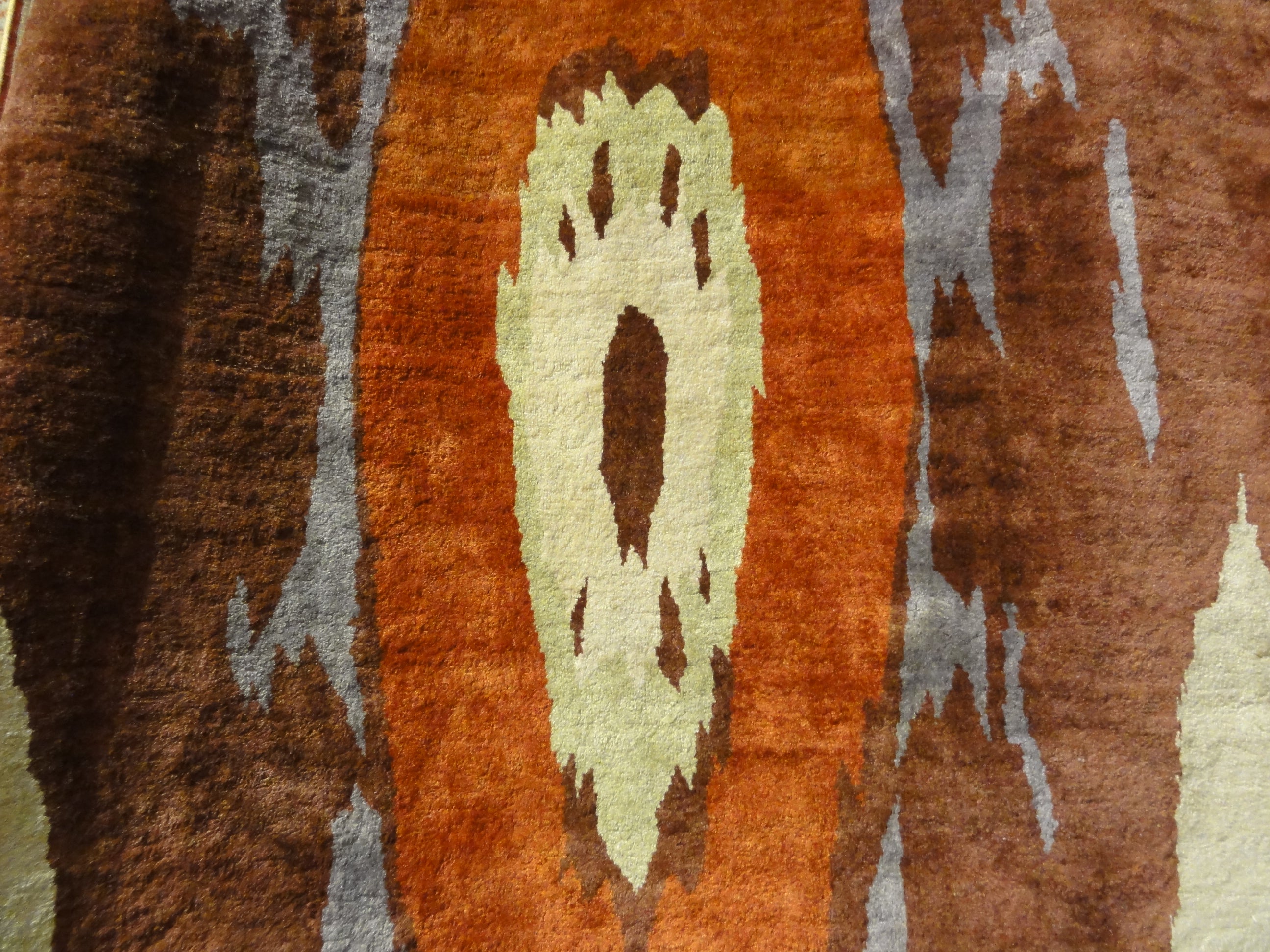 43785 Finest Silk Ikat Rug