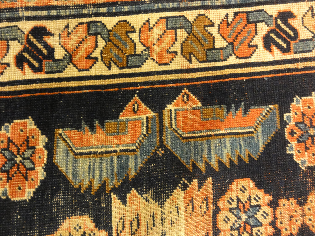 Antique Proto Kurdish Rug Early 19th Century. A piece of genuine authentic woven carpet art sold by Santa Barbara Design Center Rugs and More.