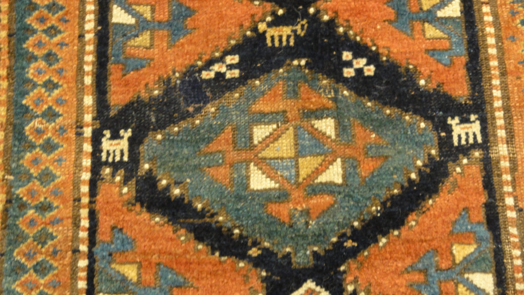 Antique Kurdish Rug 34607