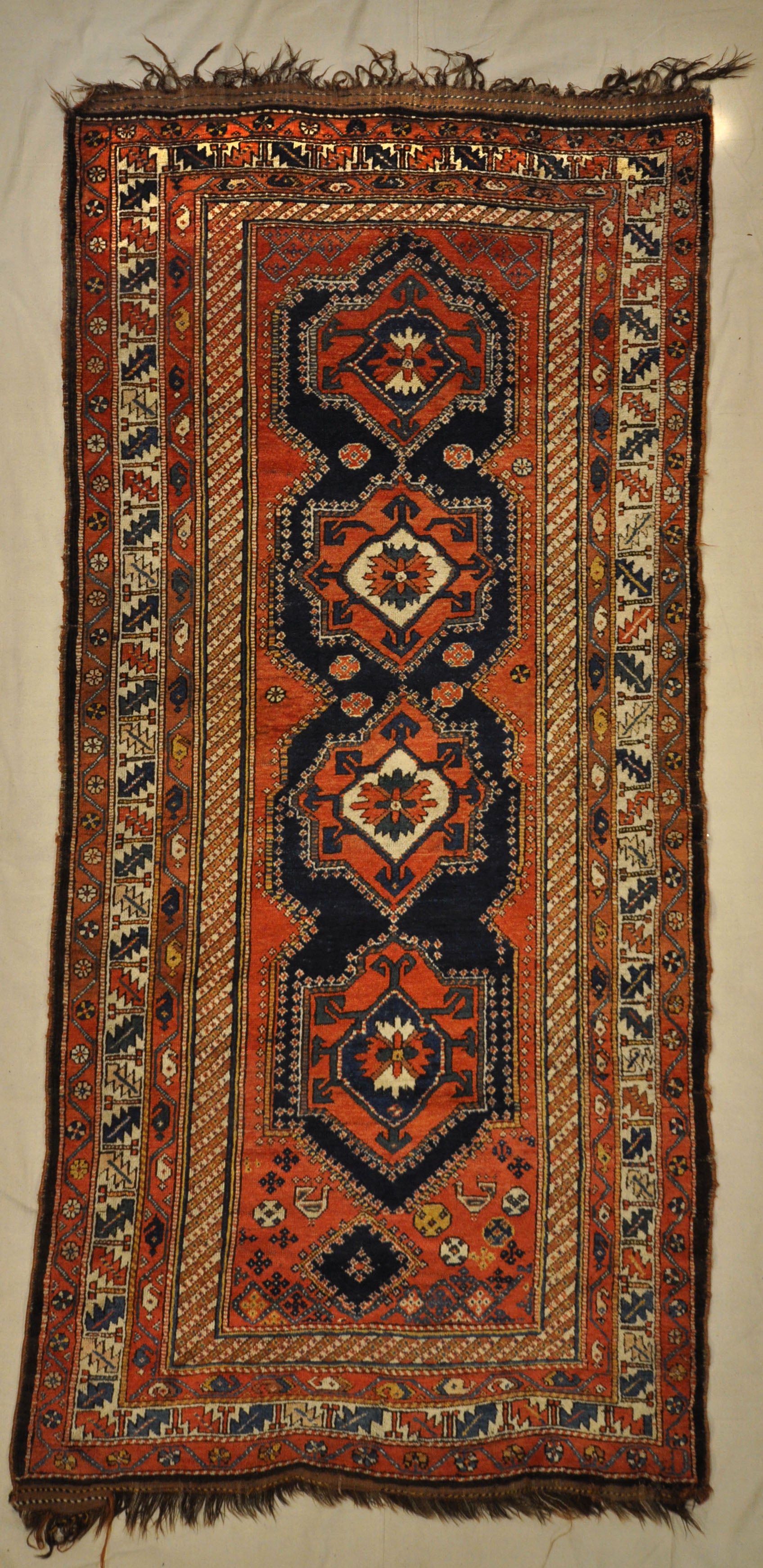 Antique Persian Kurdish Rug Wool Foundation Circa 1880 - Rugs & More Oriental Carpet