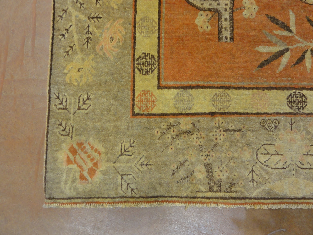 34948 Antique Samarkand Rug