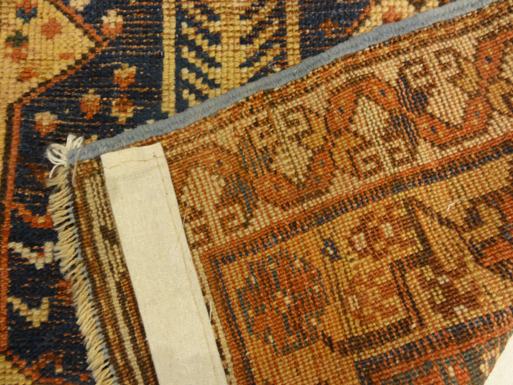 Rare Antique Turkish Tribal Makri Rug. A piece of genuine, woven carpet art sold by Santa Barbara Design Center, Rugs and More.