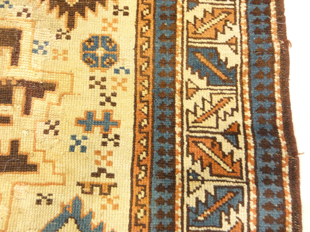 Antique CAucasian Leshgi Star Rug Circa 1880s 30491