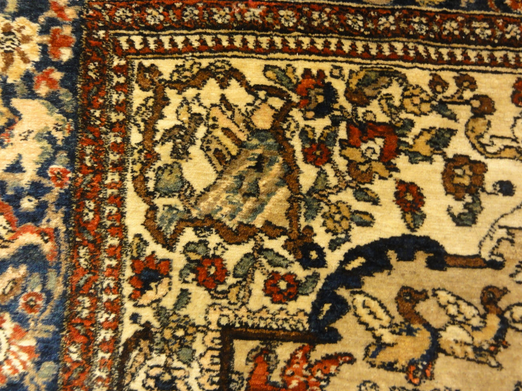 Very Rare and Unusual Antique Bakhtiari Rug 36214