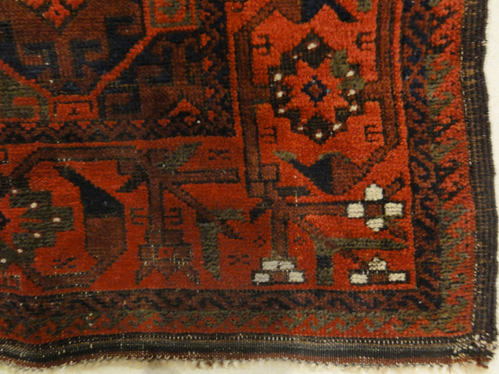 Antique Original Baluch White-Rugs & More-Santa Barbara Design Center
