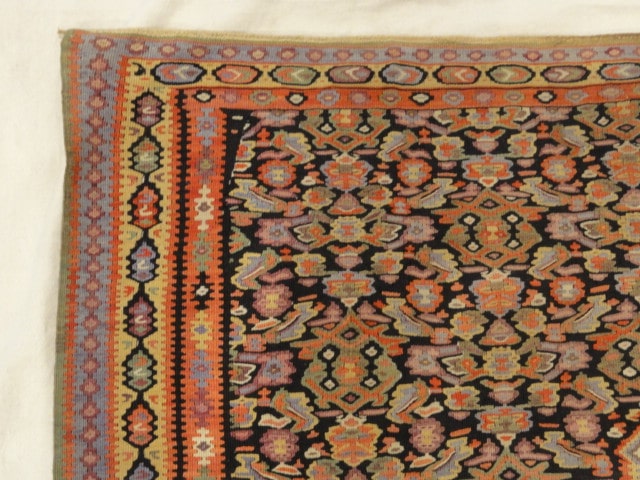 33849 Antique Senneh Kelim