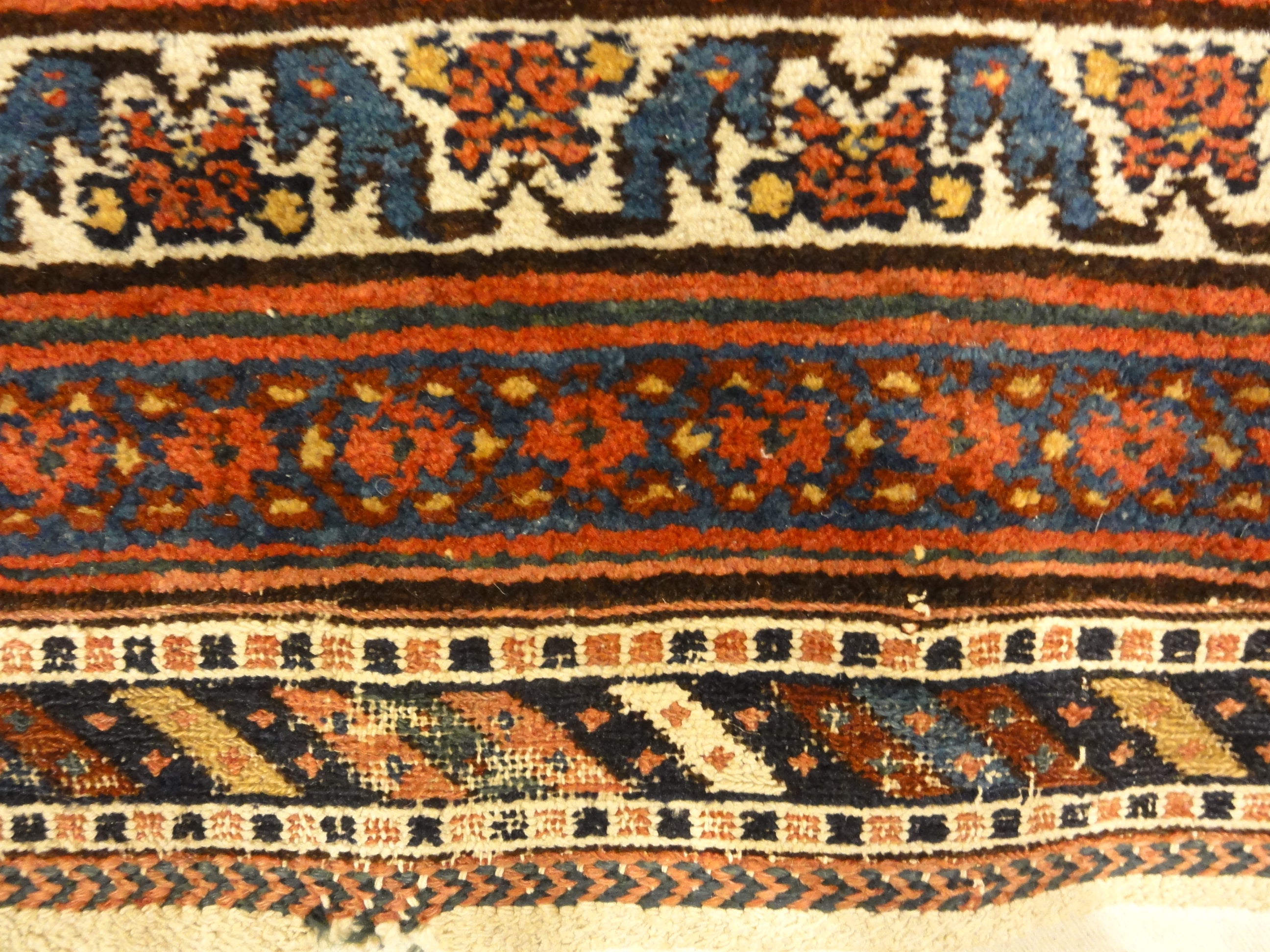 Antique Persian Afshar Herati Rug Genuine Authentic Intricate Woven Carpet Art Santa Barbara Design Center and Rugs and More