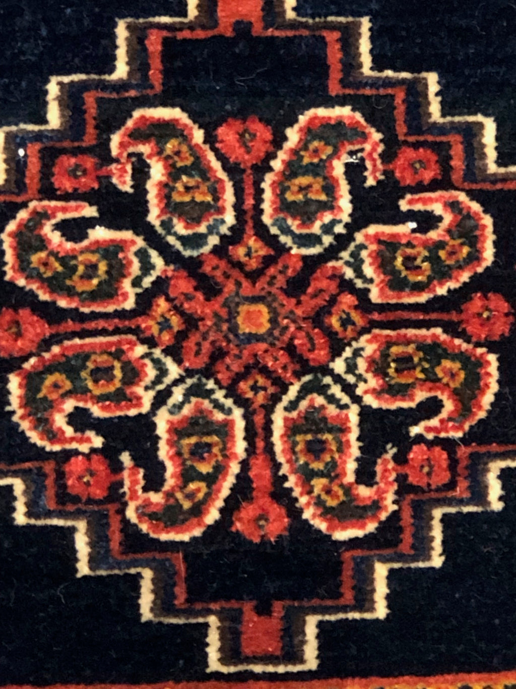 38220 Antique Rare Senneh Bagface