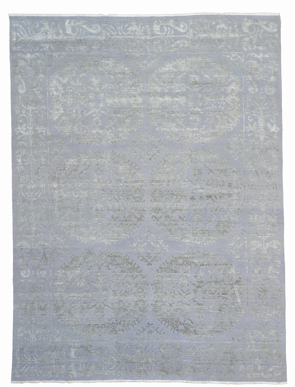 Wool and. Silk Oushak 30295