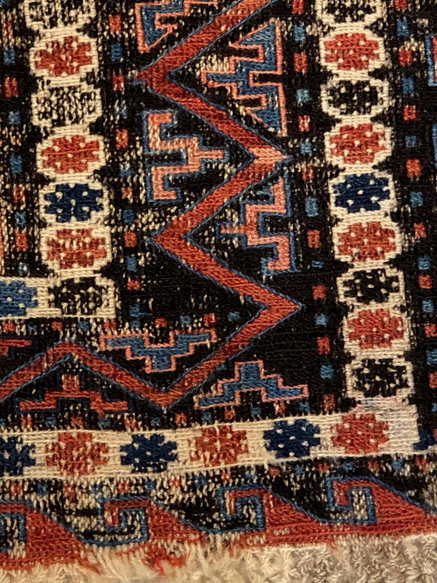 Antique Kuba Soumak Caucasian Rug 38229