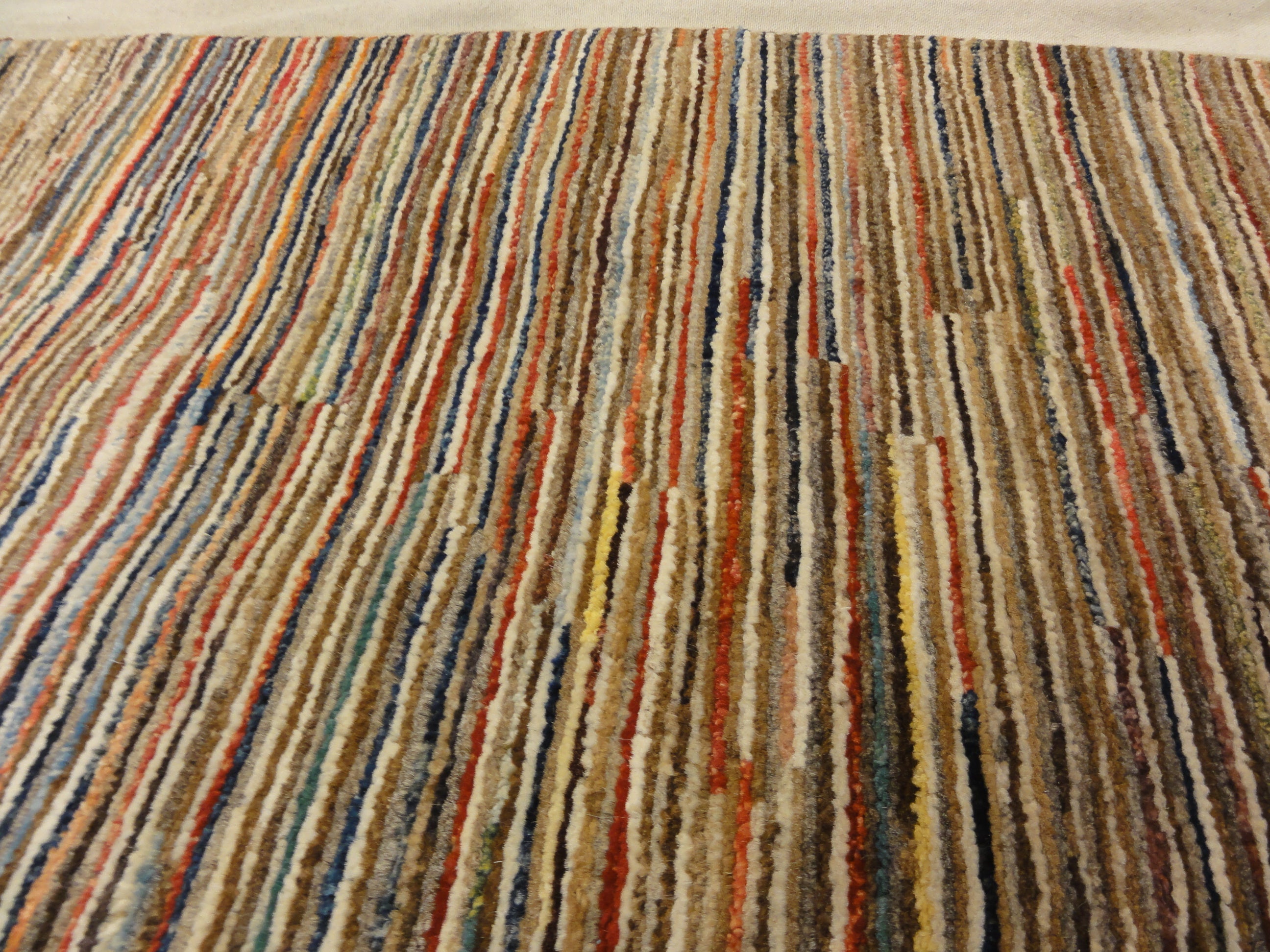 Leesa Organic Modern Stripes Runner Rug. Ziegler and Company in collaboration with designer Leesa Wilson Goldmuntz in Santa Barbara, California.