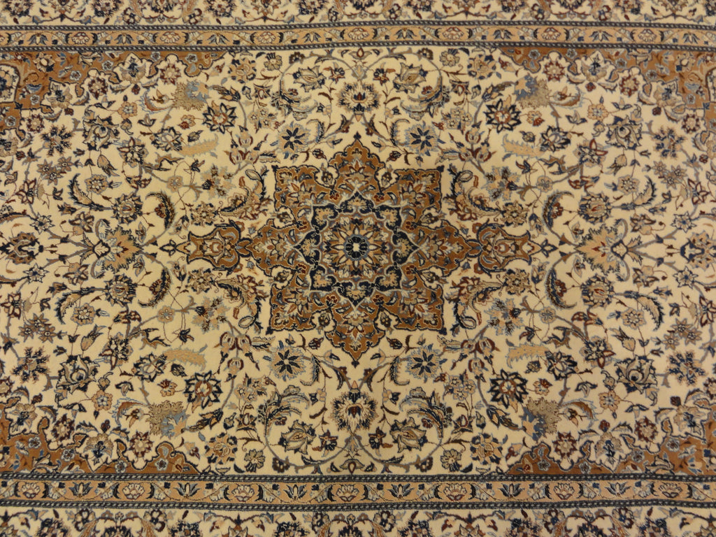 Nain Medallian Persian Handmade Wool Rug