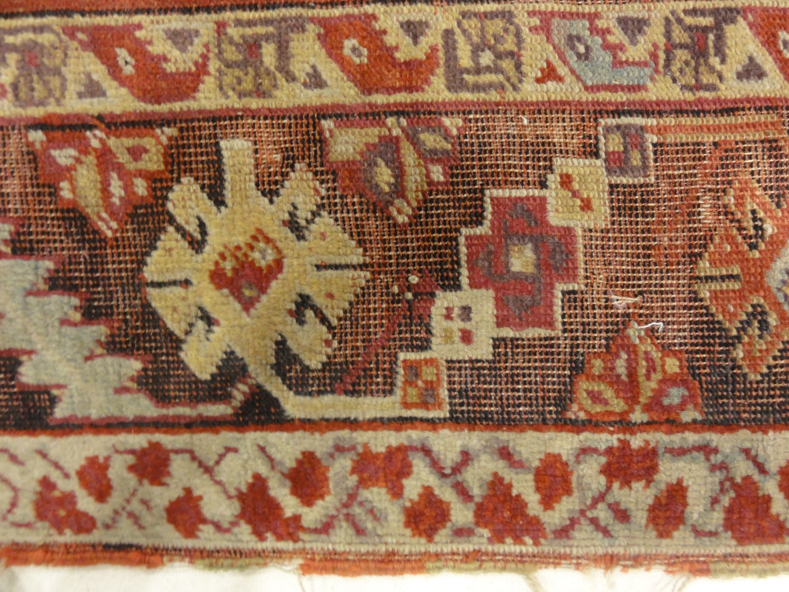 Antique Turkish Handwoven Mugur Rug Genuine Authentic Intricate Woven Carpet Art Santa Barbara Design Center Rugs and More