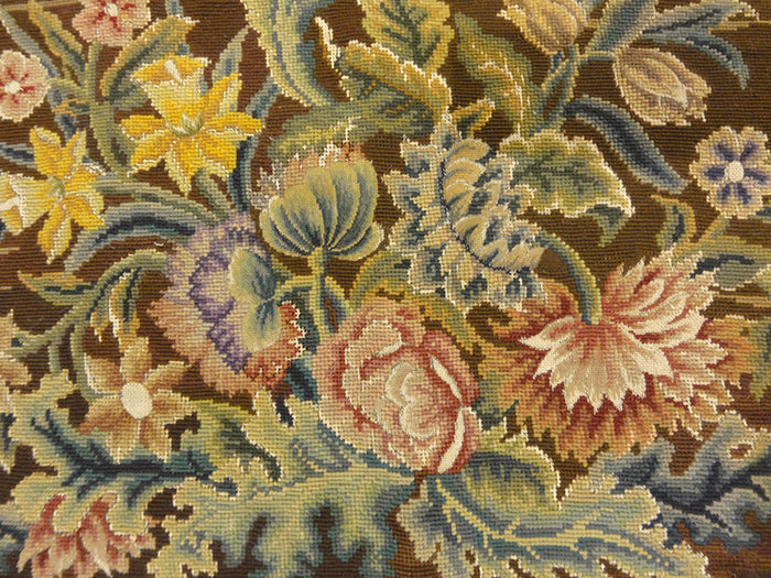 Needlepoint Chair Covering | Rugs & More| Santa Barbara Design Center 33109