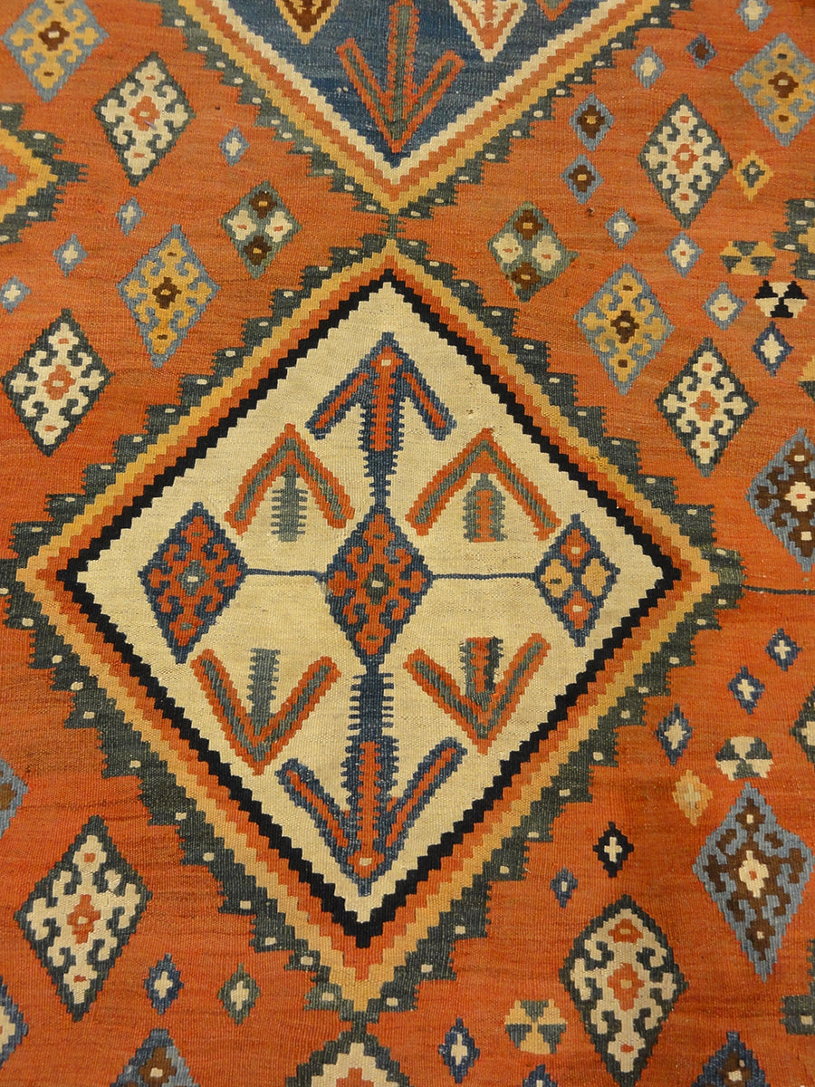 Antique Qashqai large Kilim ca. 1890 31683