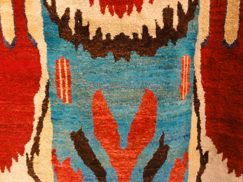 43802 Fine Silk Ikat Rug