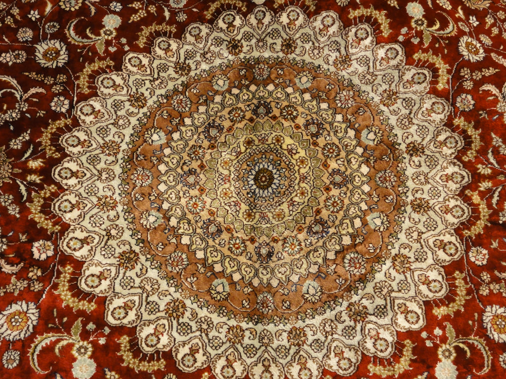 Finest Silk Tabriz Rug 35956