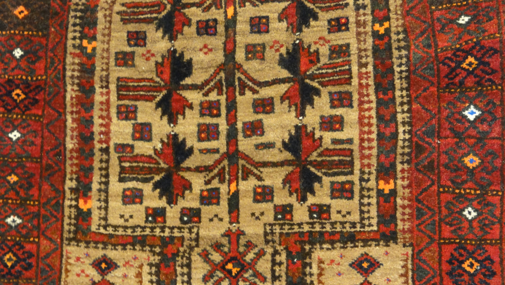 34641 Antique Baluchi Rug