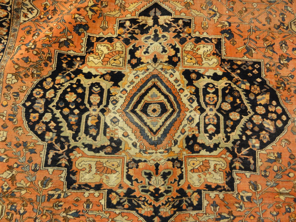 36229 Antique finest Mohajeran Sarouk in full pile