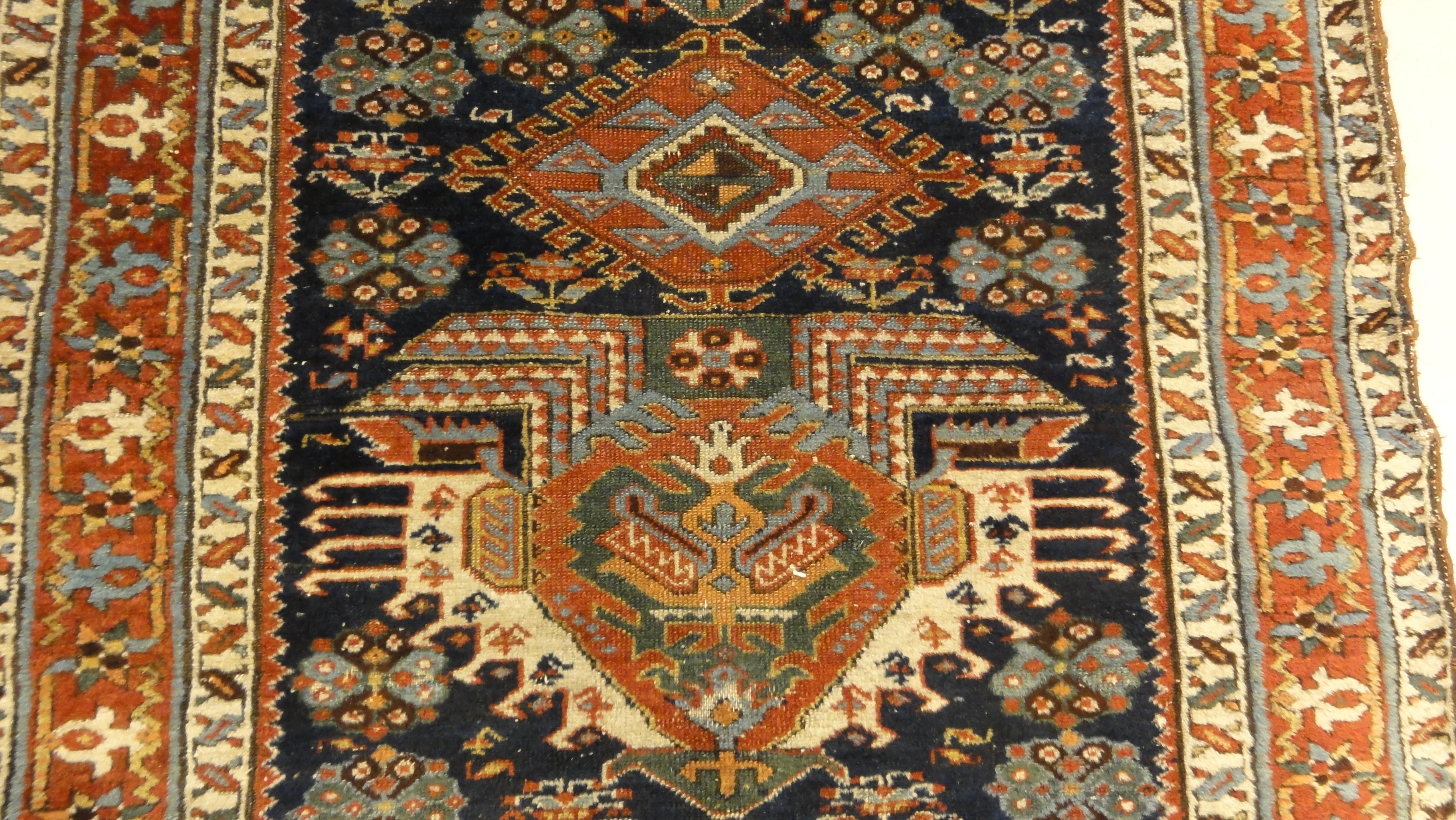 Antique Karadagh Shield Carpet 34688