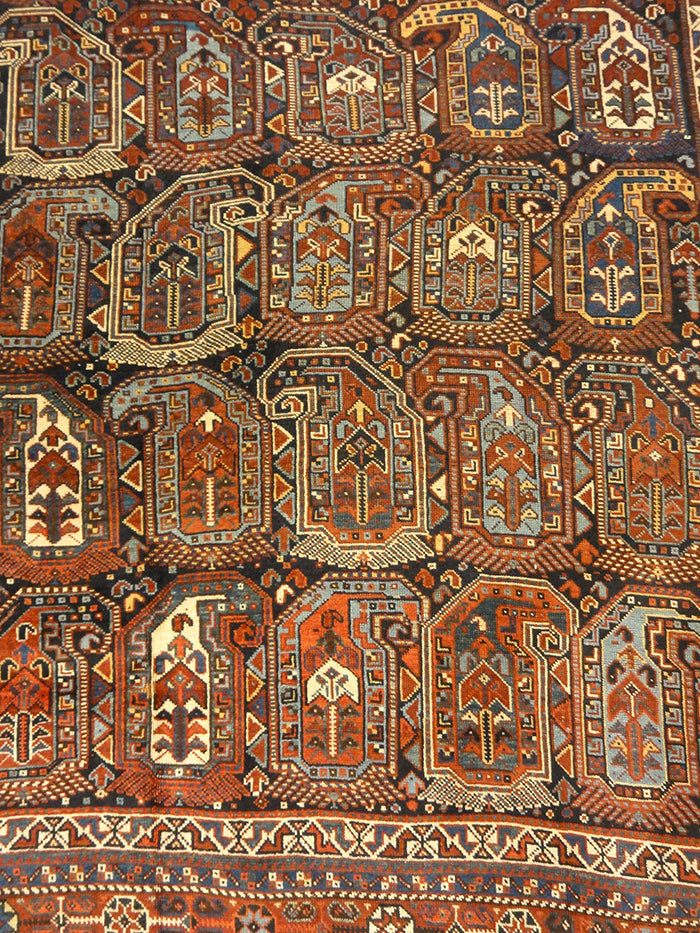 Antique Khamseh botteh Signed and Dated 31636