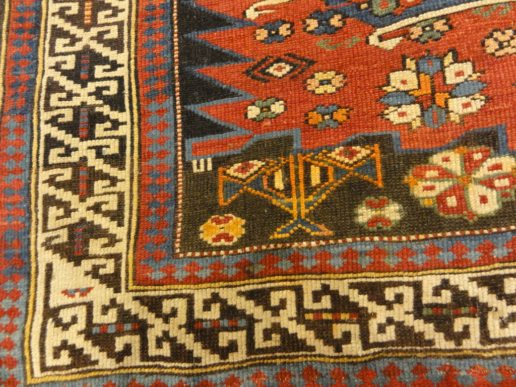 Antique Shirvan Rug Circa 1880 30539