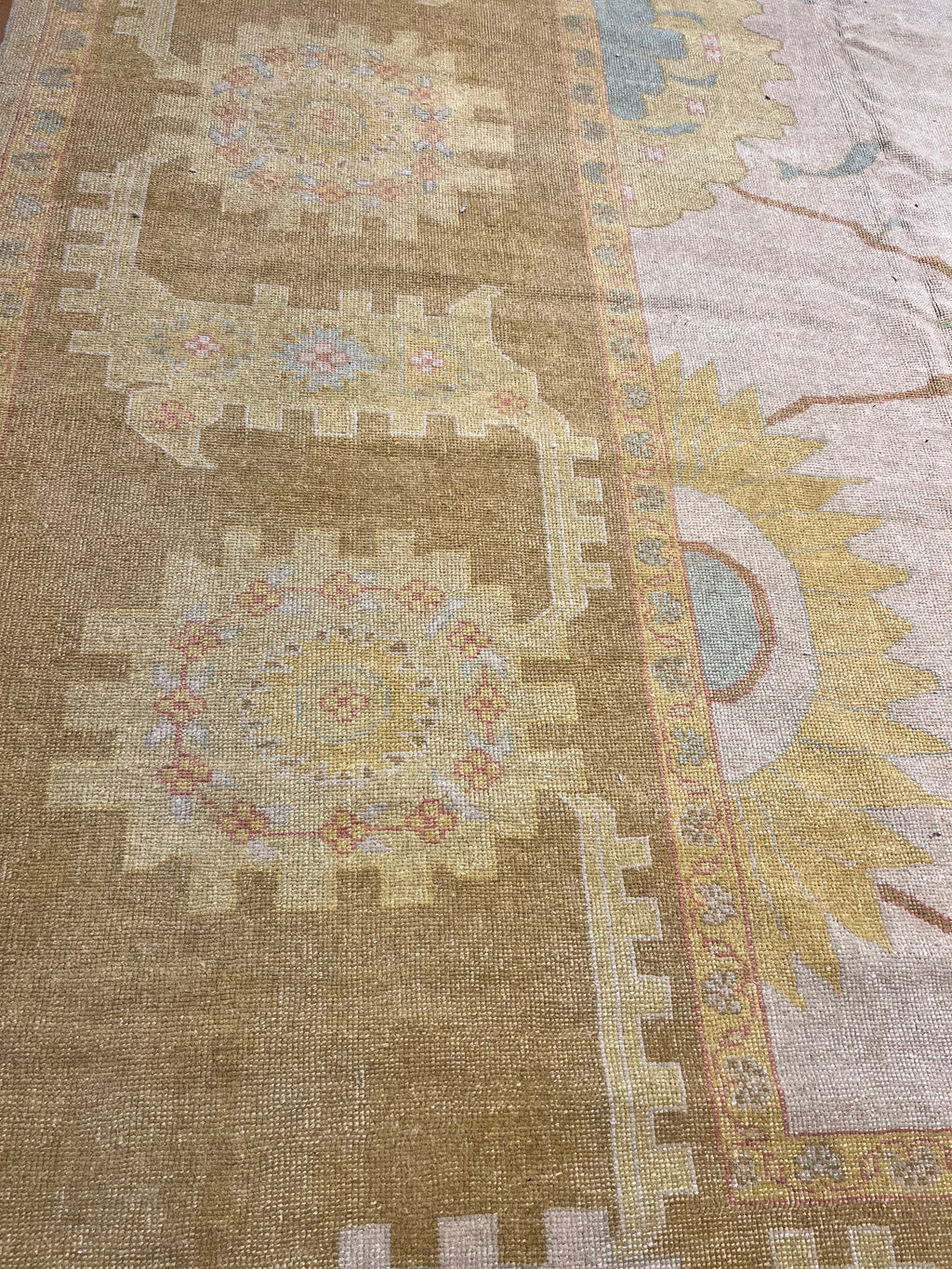 Vintage Turkish Oushak 34121