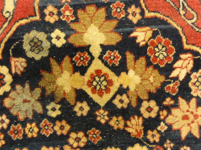 Antique Persian Kerman Ravar Rug- Millefleur 30077