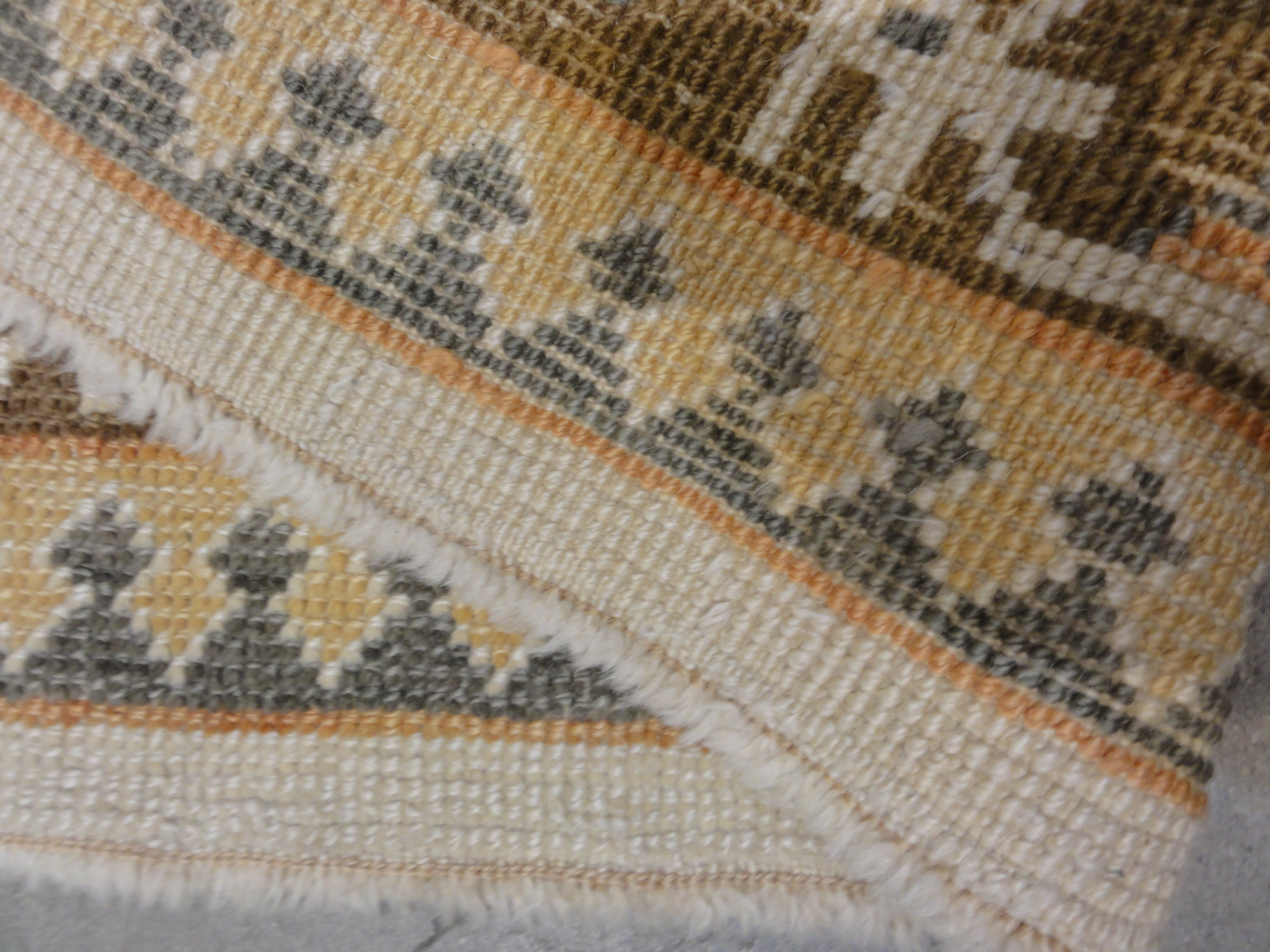 Vintage Turkish Oushak Angora 33660