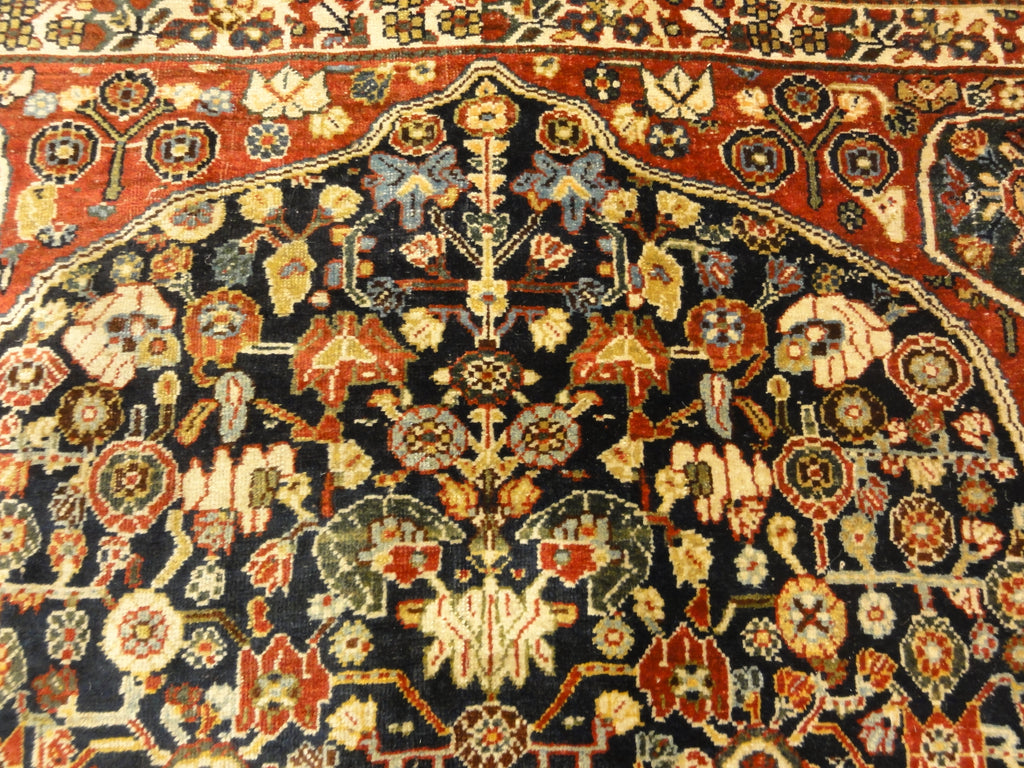 Very Rare Antique millefleure Qashqai 1001 Flowers Rug 30699