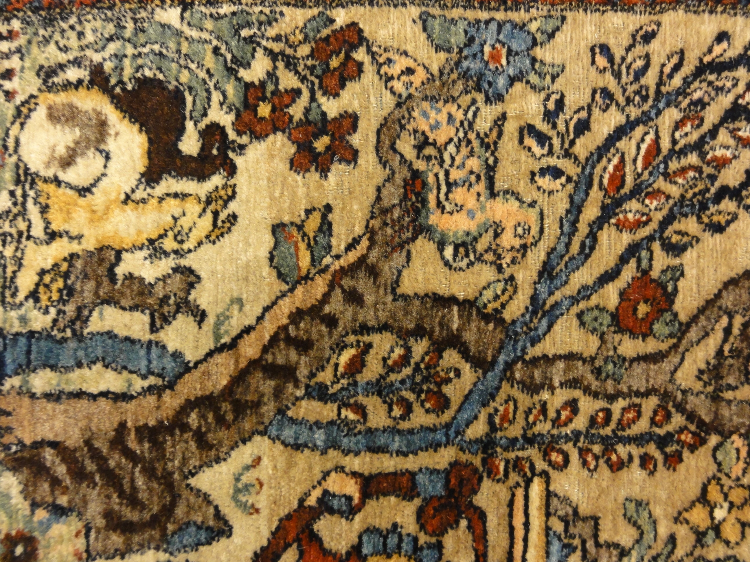 Very Rare and Unusual Antique Bakhtiari Rug 36214