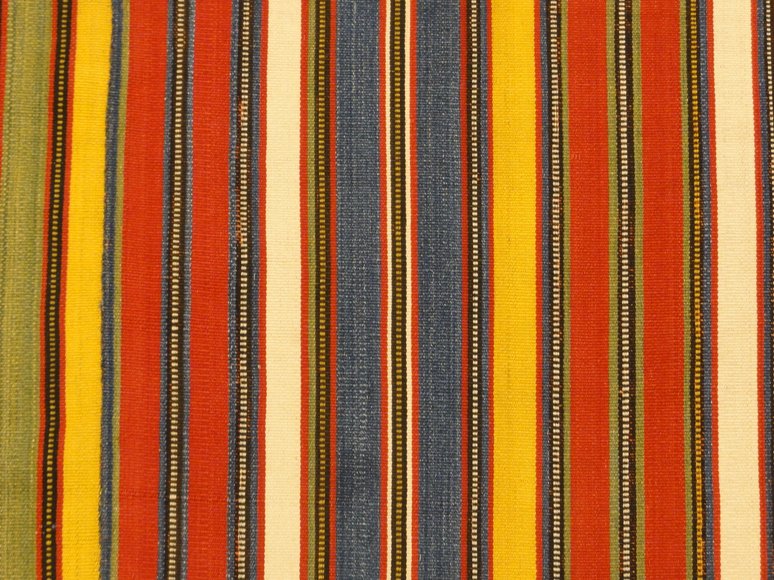 Rare Antique Silk Stripe Jajim 30639