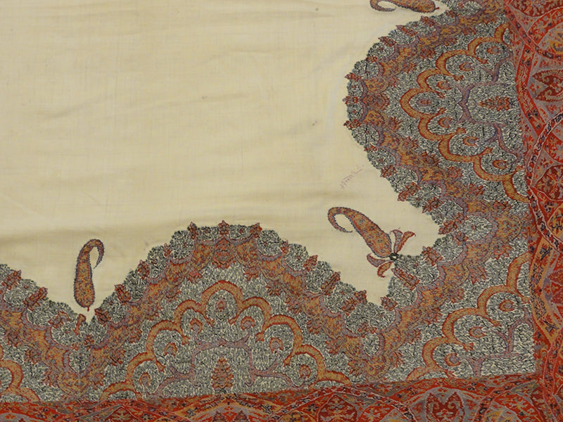 31790 Antique Kashmiri Shawl