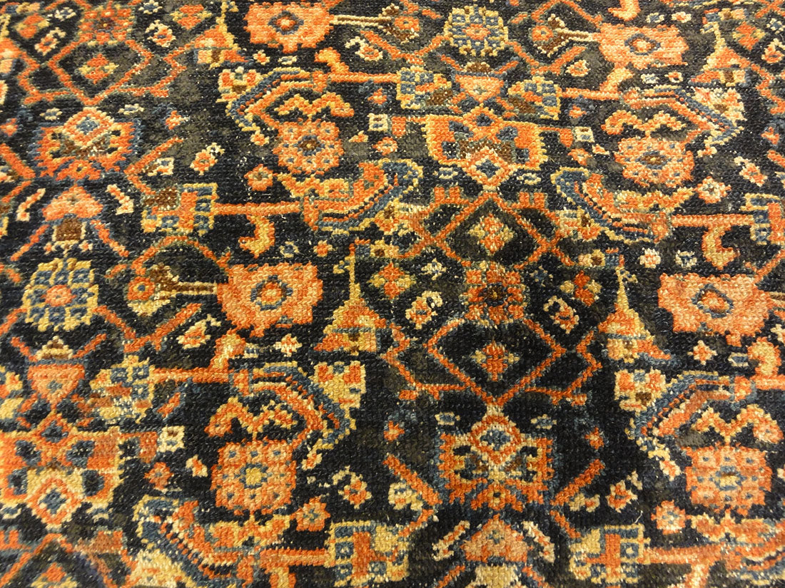 Antique Persian Senneh Juval circa 1880. Sold at the Santa Barbara Design Center Rugs and More in Santa Barbara, California.