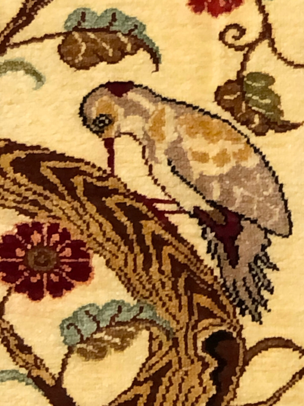 Vintage Fine Persian Silk Rug 37909