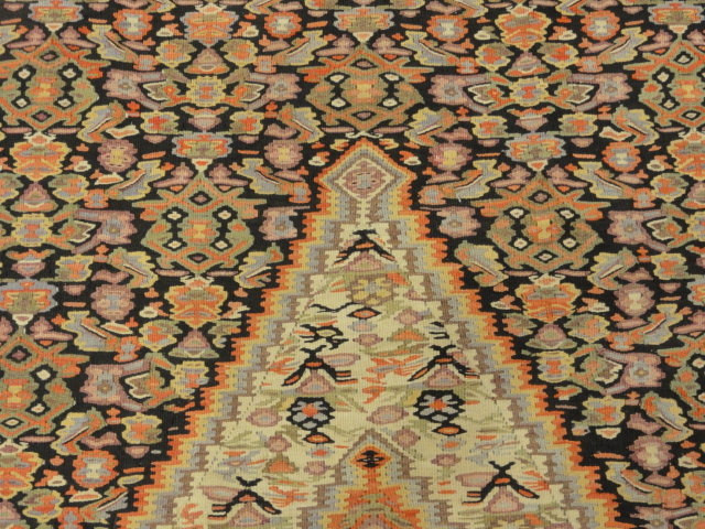 33849 Antique Senneh Kelim