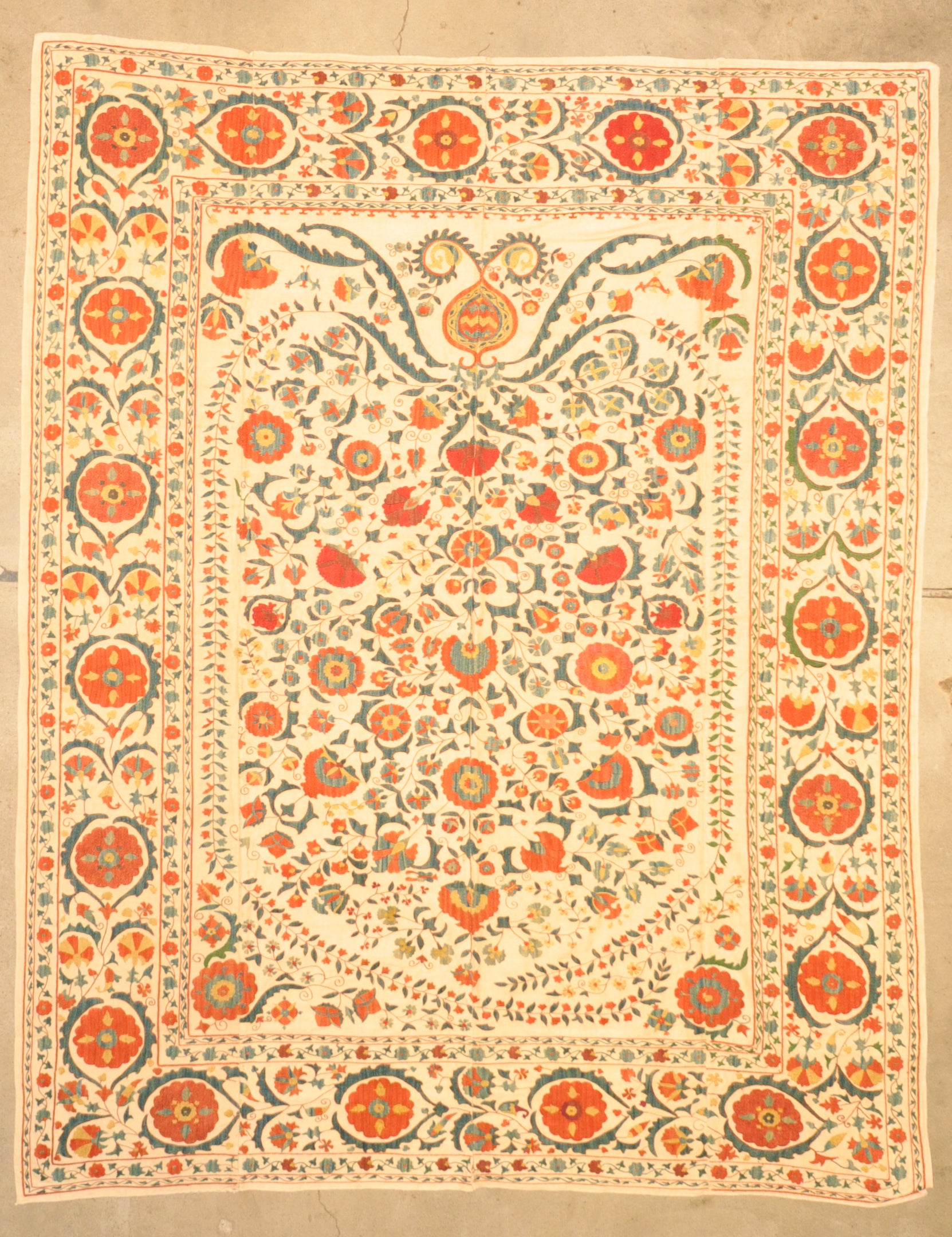 27686 Suzani mughal flower 13