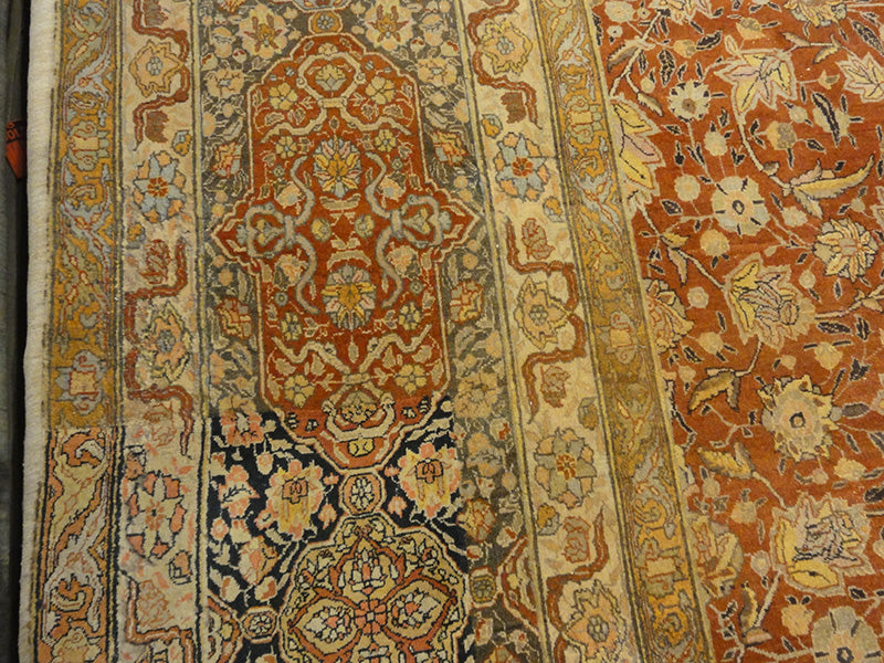 Antique Haji Jalili Tabriz Rug 43705