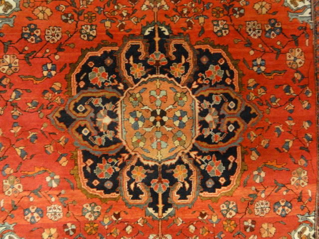 Fine Antique Persian Farahan Kork Wool 30110