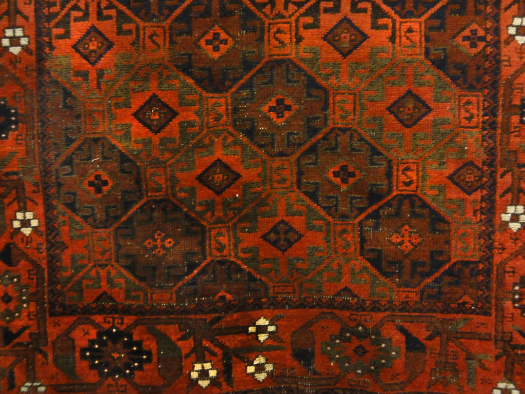 Antique Original Baluch White-Rugs & More-Santa Barbara Design Center