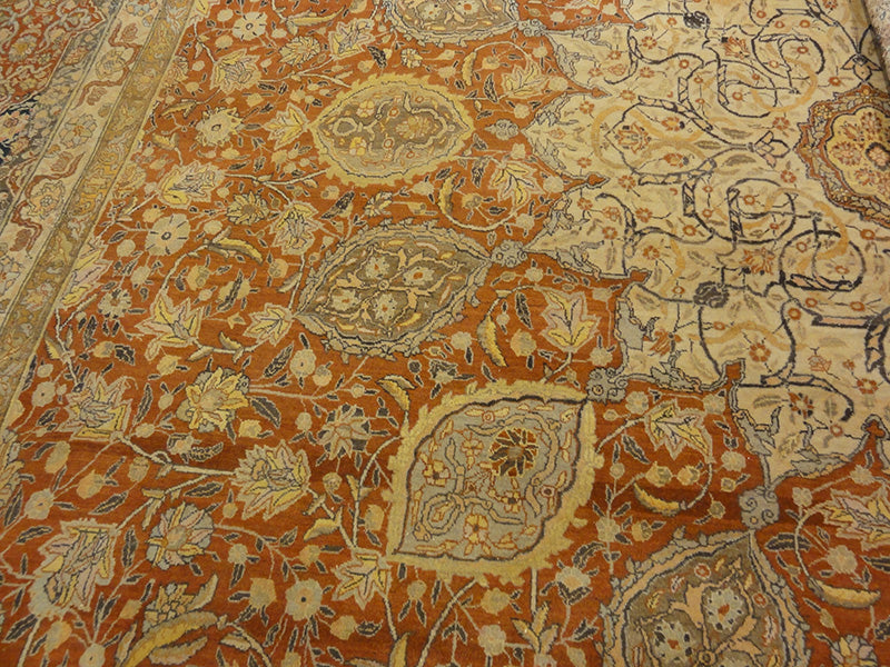 Antique Haji Jalili Tabriz Rug 43705