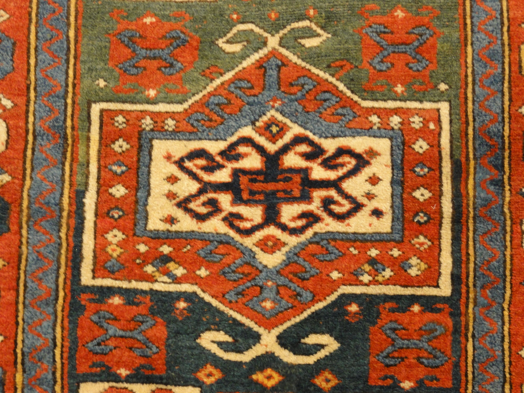 30642 Antique Karachof Kazak Prayer Rug in mint condition ca. 1870