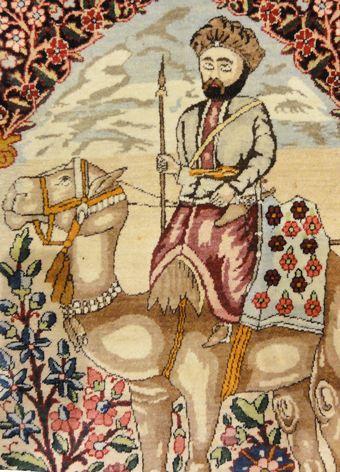 antique Kerman Ravar Rugs & More