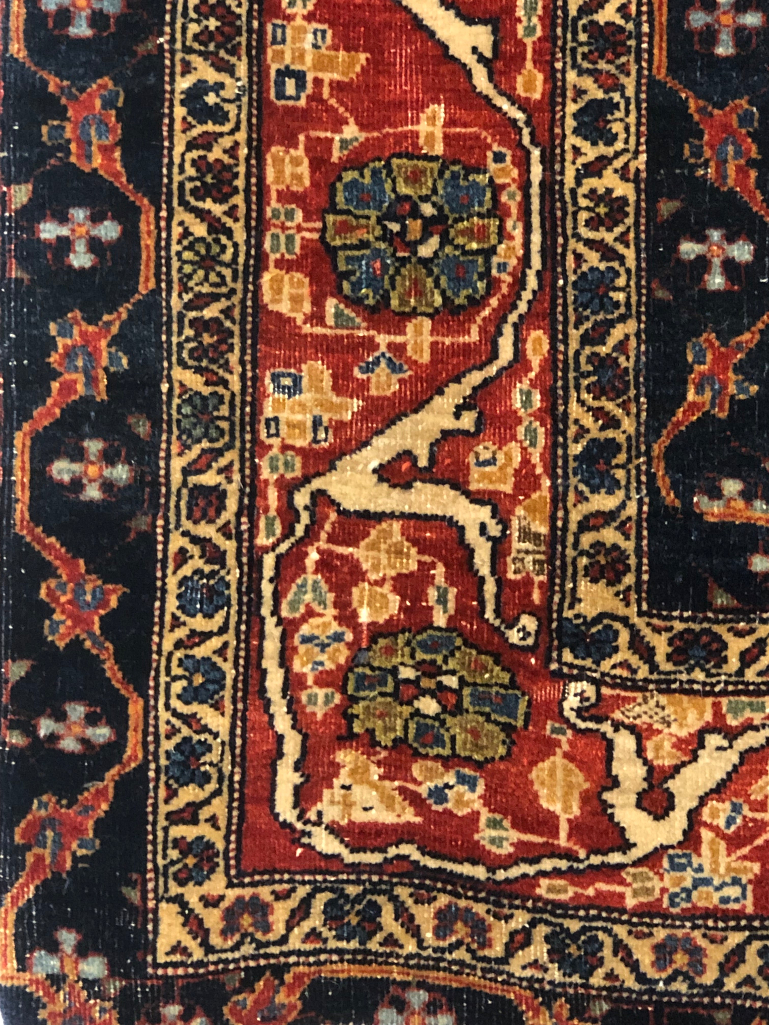 Antique Farahan Tree of Life Rug 38010