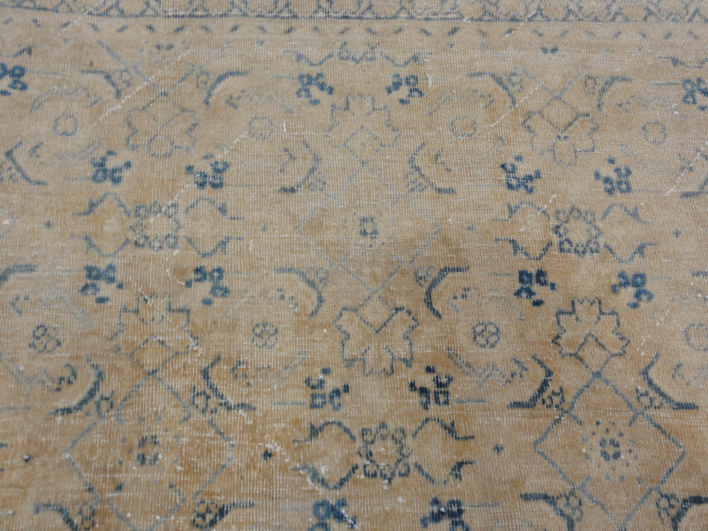 34860 Antique Vintage Tabriz Rug